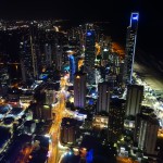Utsikt över Surfers Paradise från Skypoint