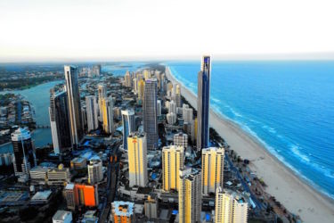 Från SkyPoint SkyPoint Surfers Paradise Gold Coast East Coast Australia