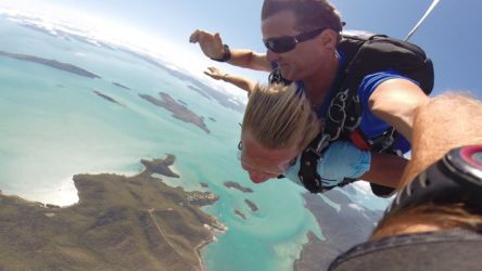 Från mitt fallskärmshopp